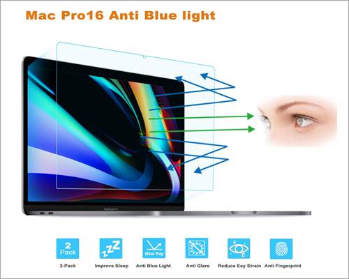 FORITO 2-Pack Compatible MacBook Pro 16-Inch Screen Protector