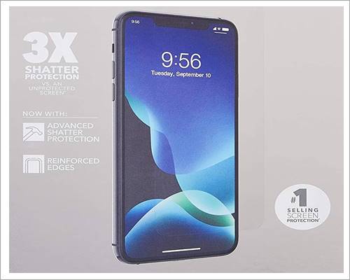 catsZAGG InvisibleShield Glass+ Screen Protector – High-definition Tempered Glass Made for Apple Iphone 11 Pro