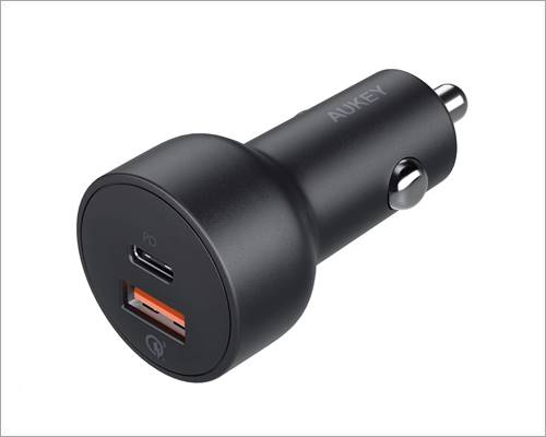 AUKEY 39W USB C PD Car Charger For Mac