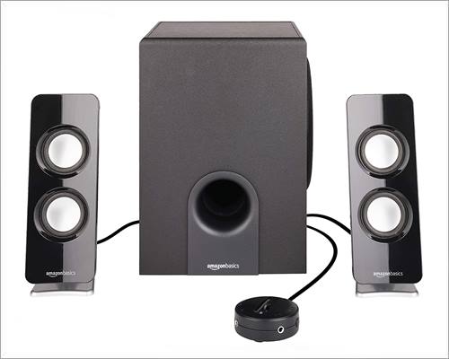 AmazonBasics Computer Speakers for Desktop or Laptop