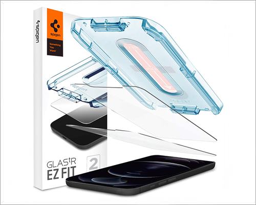 spigen tempered glass screen protector iphone 12 pro max