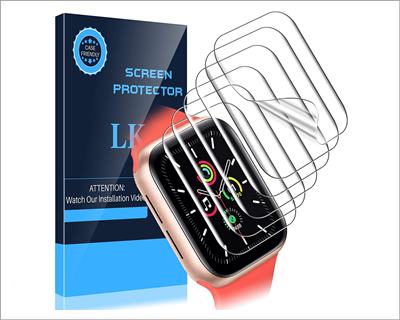 LK 6 Pack Screen Protector Compatible with Apple Watch SE 44mm