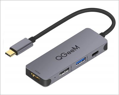 QGeeM 4-in-1 USB C Adapter