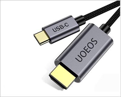 Uoeos USB C to HDMI Cable 4K Adapter