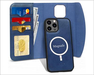 FYY iPhone 12 and 12 Pro Magnetic Detachable Wallet Case