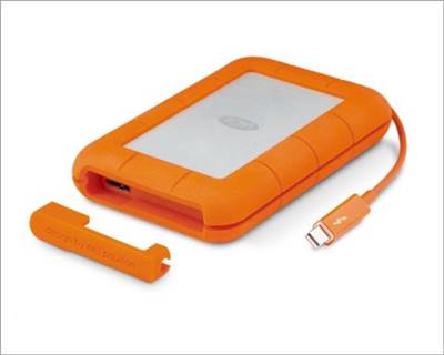 LaCie Rugged USB-C External Hard Drive For MacBook Air