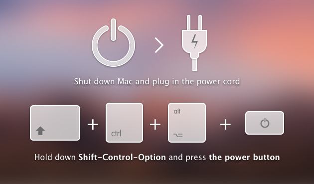 Reset the SMC to Fix MacBook pro not charging 