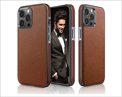 LOHASIC iPhone 13 Pro Leather Case