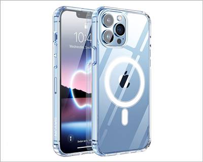 SAVJN for iPhone 13 Pro Max Clear Magnetic Case